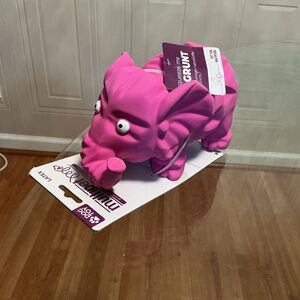 Multipet Elephant Origami Pals Latex Chew Grunt Dog Toy 7.5”
